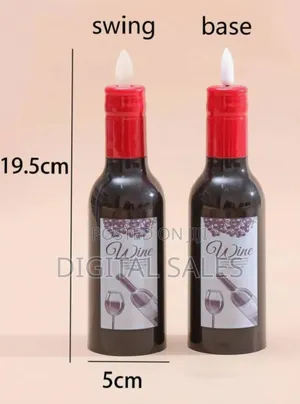 12pcs Wine Shape Led Candle Light