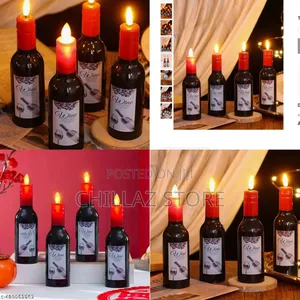 12pcs Wine Shaped Led Candles.