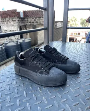 Alexander McQueen All Black Sneakers