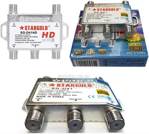 Sg-D41 4x1 Diseqc Switch – Connect Up to 4 Satellite Dishes