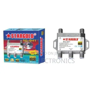Sg-D41 4x1 Diseqc Switch – Connect Up to 4 Satellite Dishes