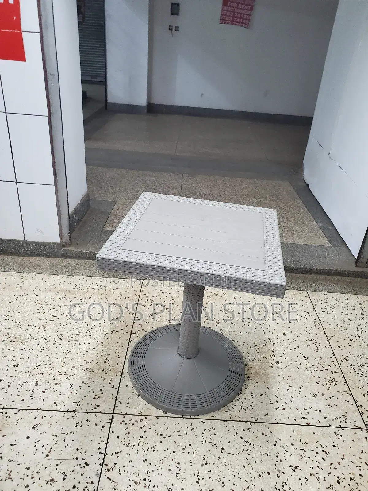 Plastic Dining Table Dining Table Gray