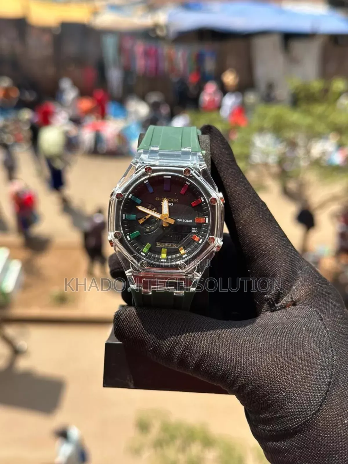 G Shock Water Resistant Watch With Long Lasting Battery