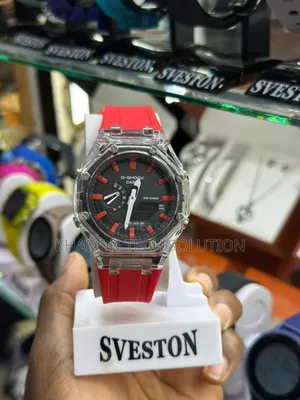 G Shock Water Resistant Watch With Long Lasting Battery
