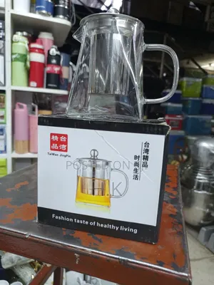 Glass Teapot With a Removable Infuser