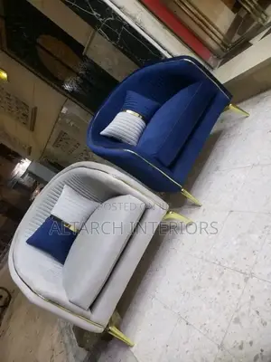 2 Single Seaters With Gold Legs