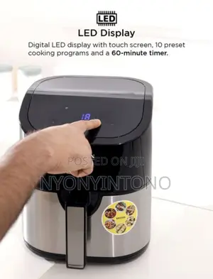 Krypton 4.5liters Digital Air Fryer With 2yrs Warranty