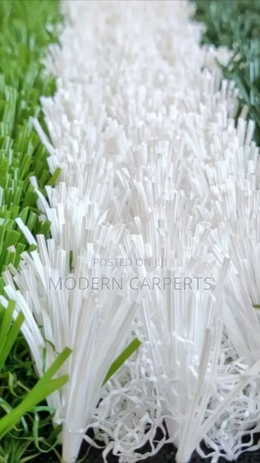 White Artificial Turf for Making Lines