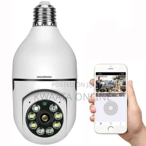 Light Bulb Wireless Ptz Wifi Panorama Camera