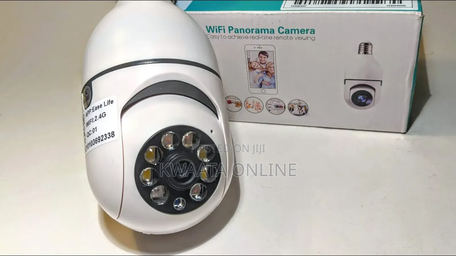 Light Bulb Wireless Ptz Wifi Panorama Camera