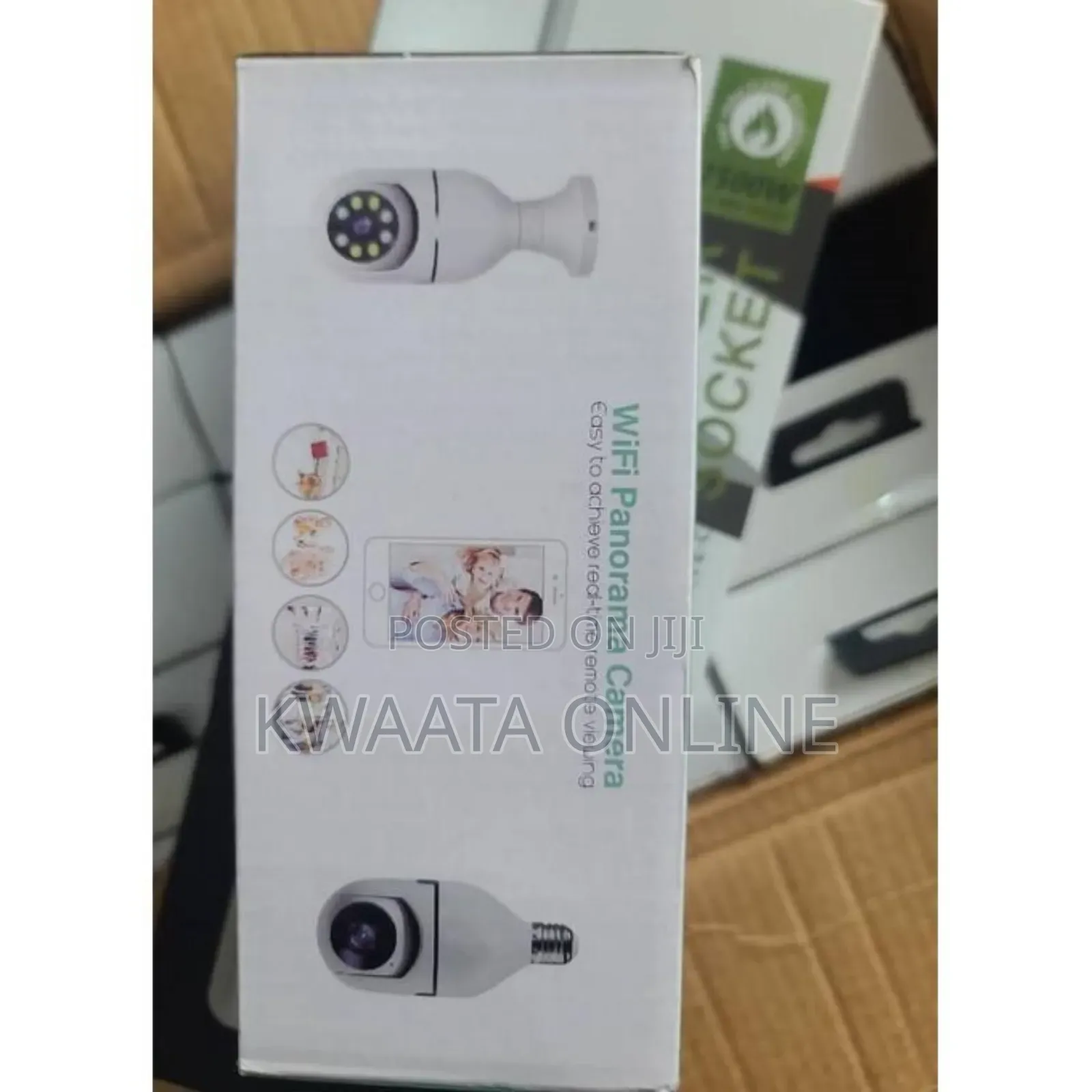Light Bulb Wireless Ptz Wifi Panorama Camera