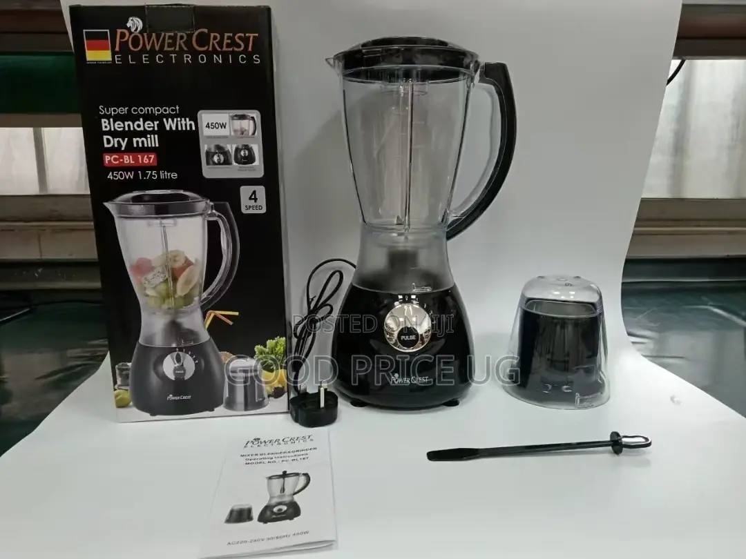 Powercrest Blender With Dry Mill 450w