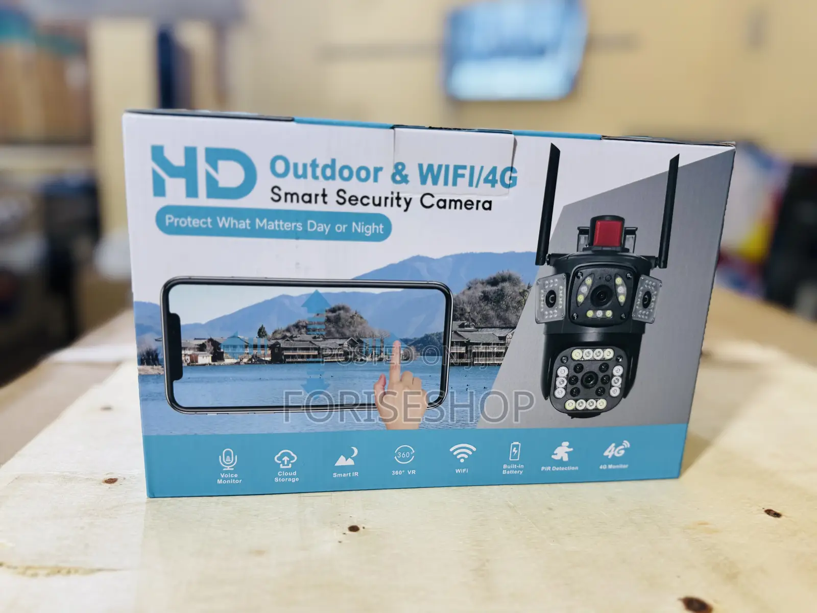 Security Camera Uses 4g/Wifi