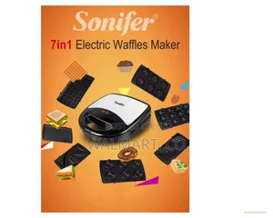 7 in 1 Sonifer Sandwich Waffle Maker