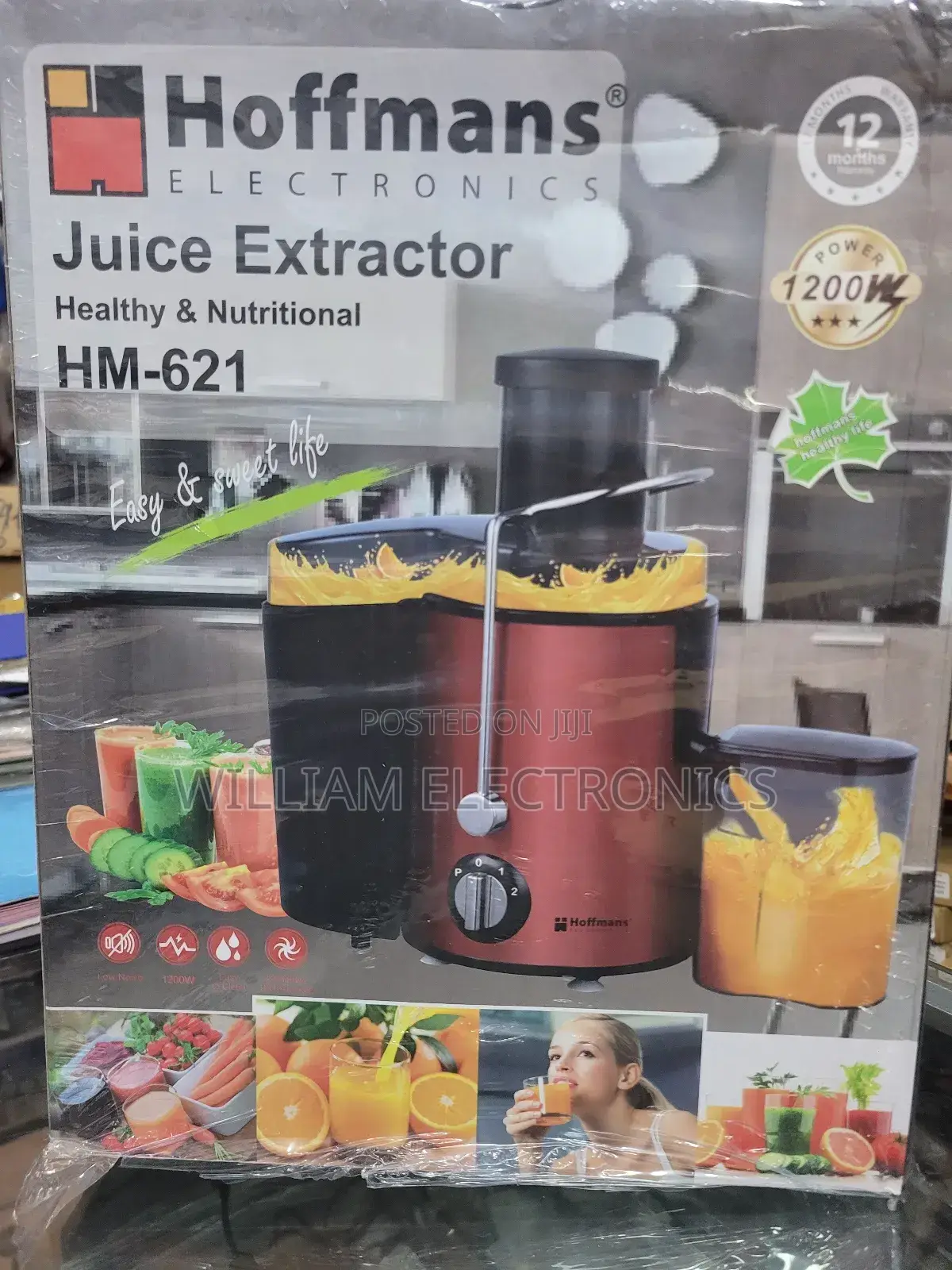 Hoffmans Electronic Juice Extractor Hm-621/Hoffmans Juice Extractor