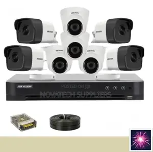 8 Channel Hik Vision CCTV Camera Full Kit 1080p Hukn