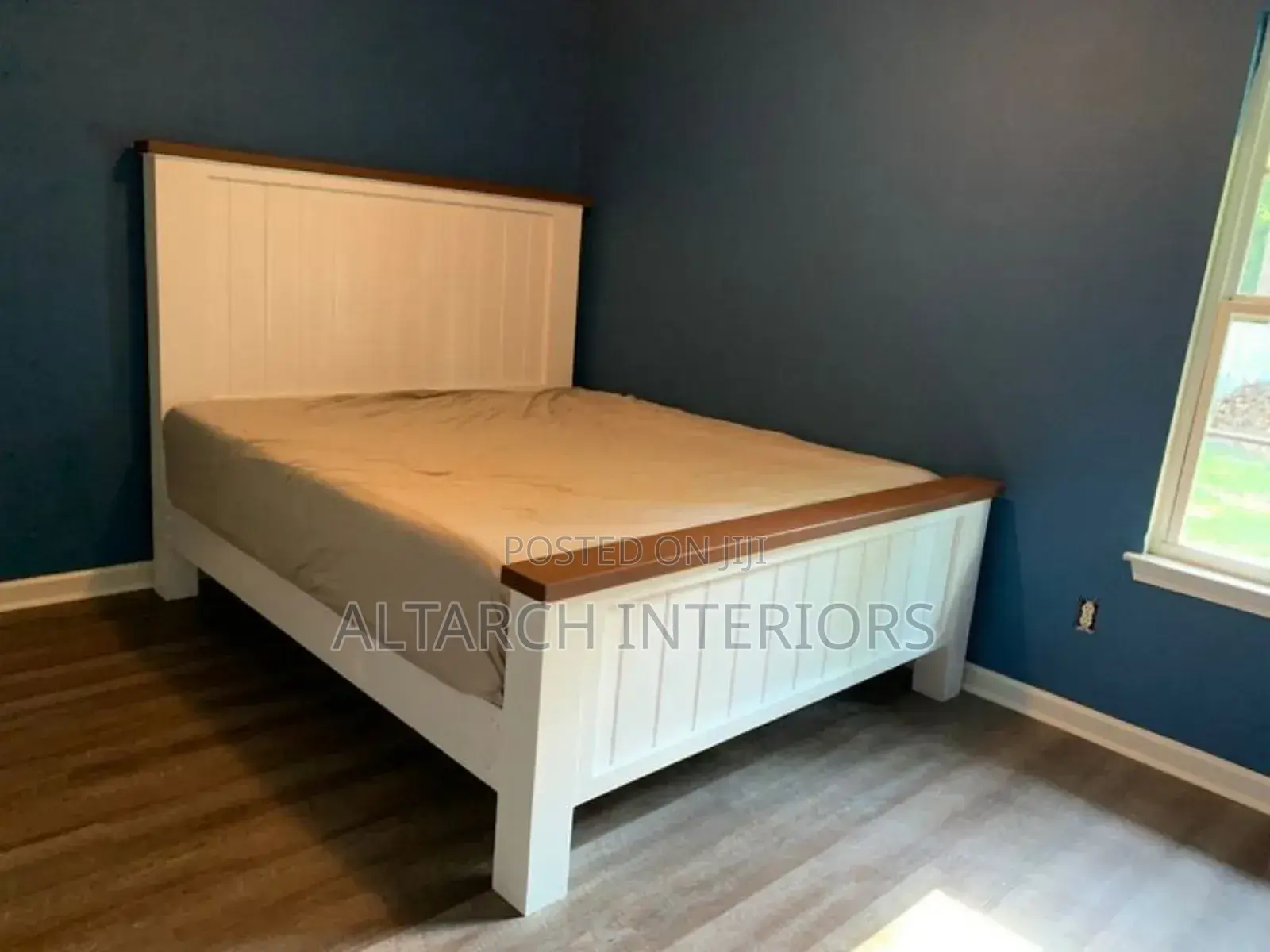 White 5by 6 Standard Bed