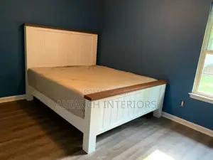 White 5by 6 Standard Bed