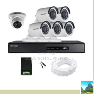 6 Cameras 8 Channel DVR Hik Vision Camera Kit / Full Color