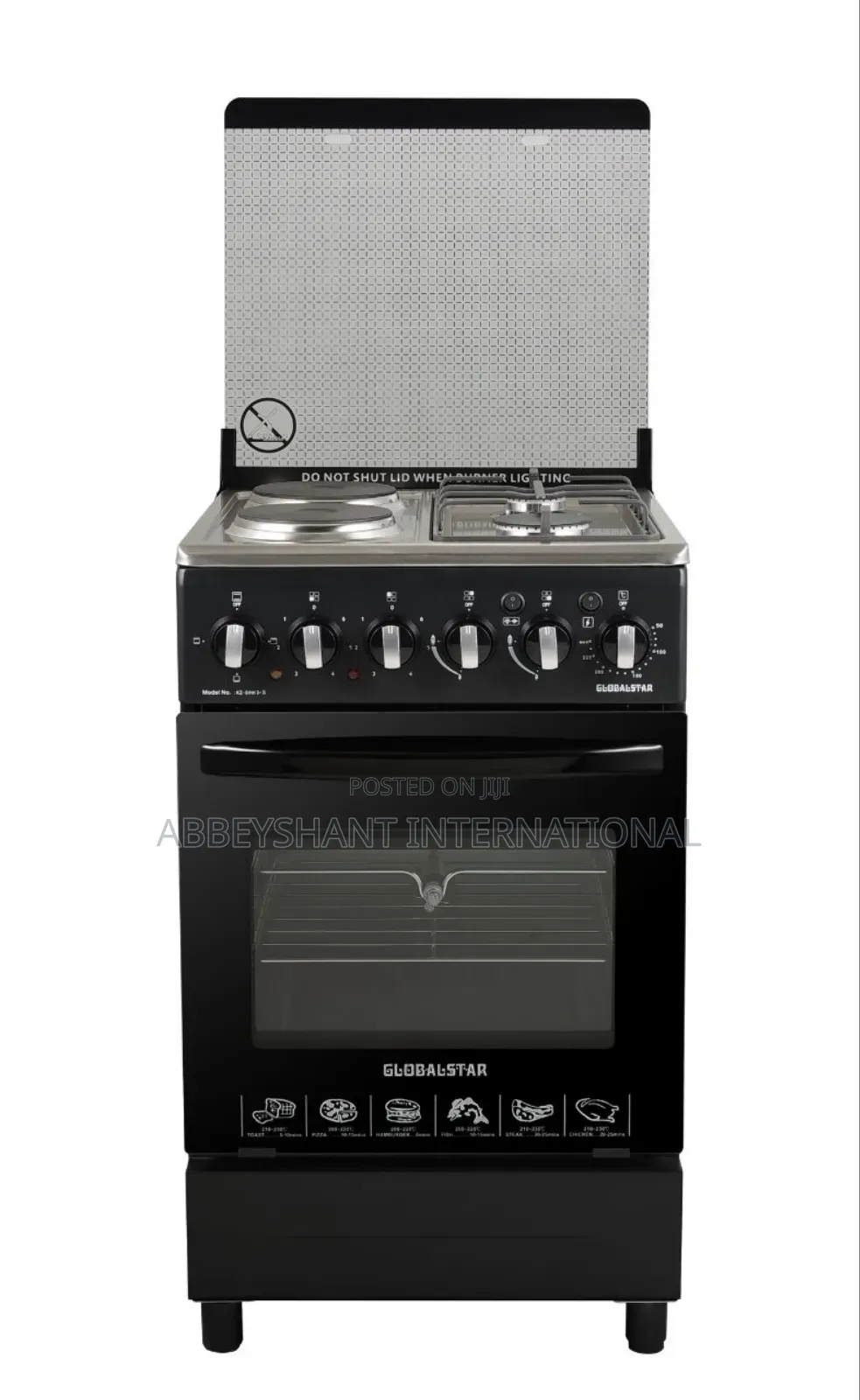 Globalstar 3 Gas + 1 Electric Cooker With an Electric Oven.