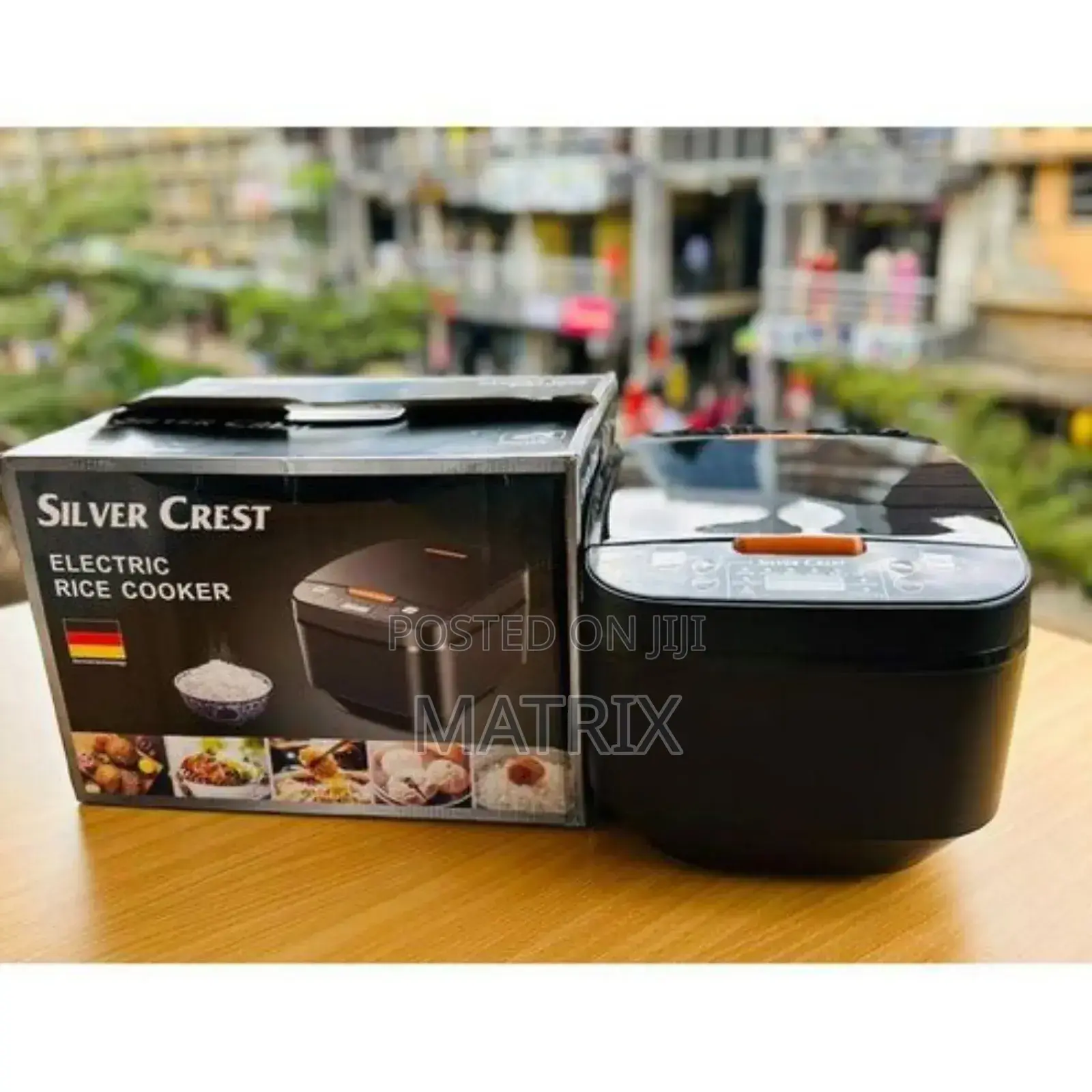 Silver Crest Digital Electric Rice Cooker - Black