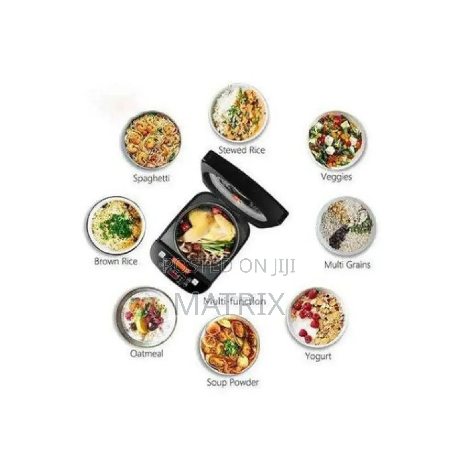 Silver Crest Digital Electric Rice Cooker - Black