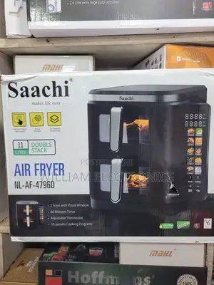 Saachi 11ldouble Chamber Digital Airfryer Nl-Af-4796d/Saachi Air Fryer