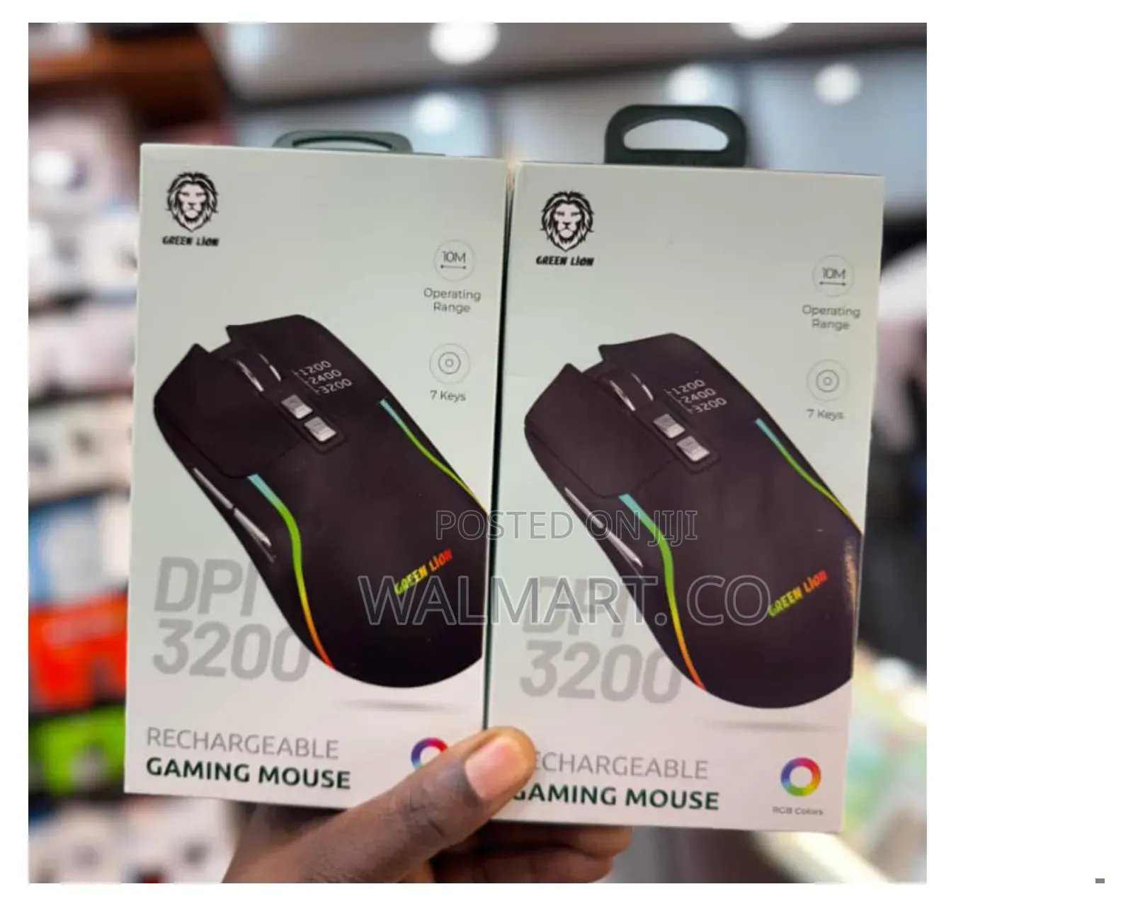Green Lion Rechargeable Gaming Mouse