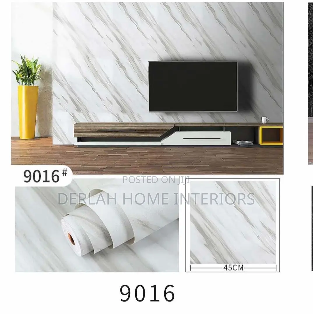 White Marble Wall Sticker