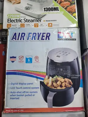 Digiwave 6litre Air Fryer - Black/Digiwave 6litres Airfryer