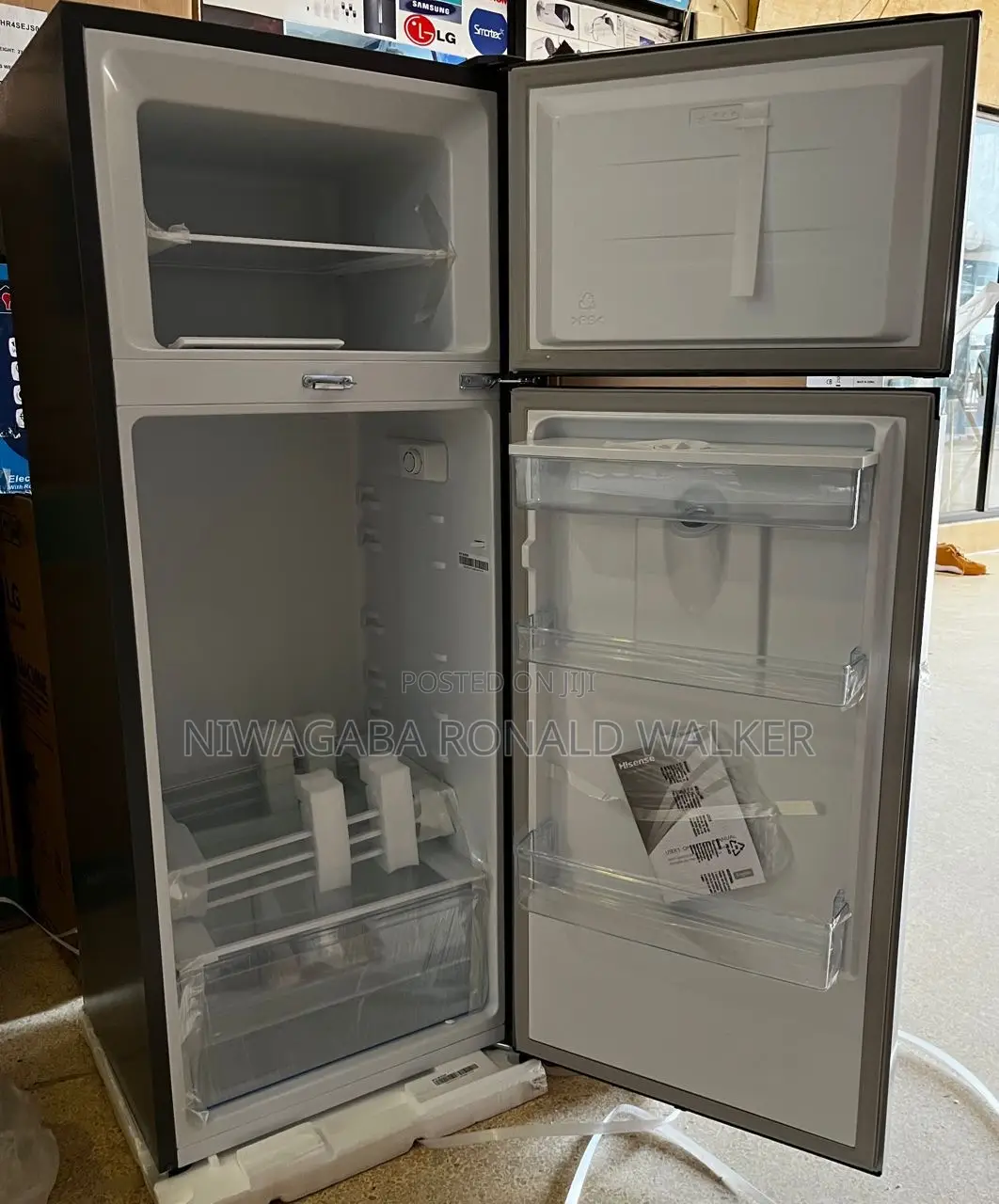 270l Double Door Hisense Fridge With a Dispenser