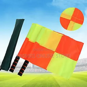 Linesman Offside Flags - 2 PCS (Big Square), 14 X14 Inches