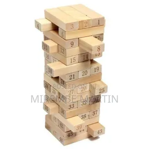 Jenga Block Wooden Building Blocks Jenga Tower Toy