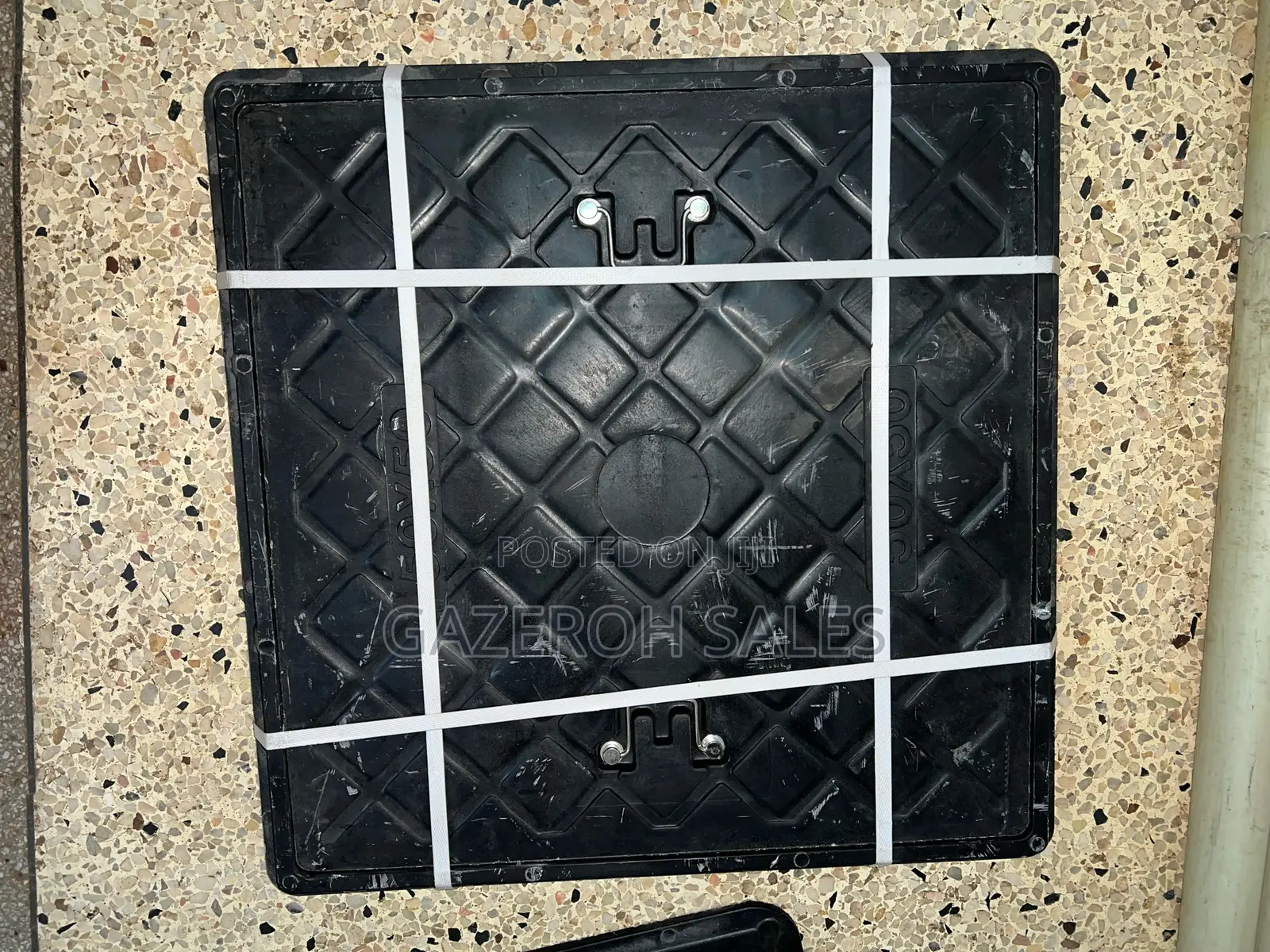 Plastic Manhole Cover – 50×50 Cm (Medium Duty)