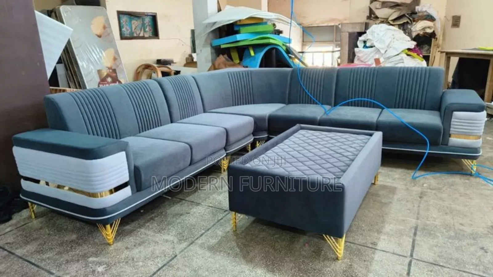 Modernised L Sofa Shape