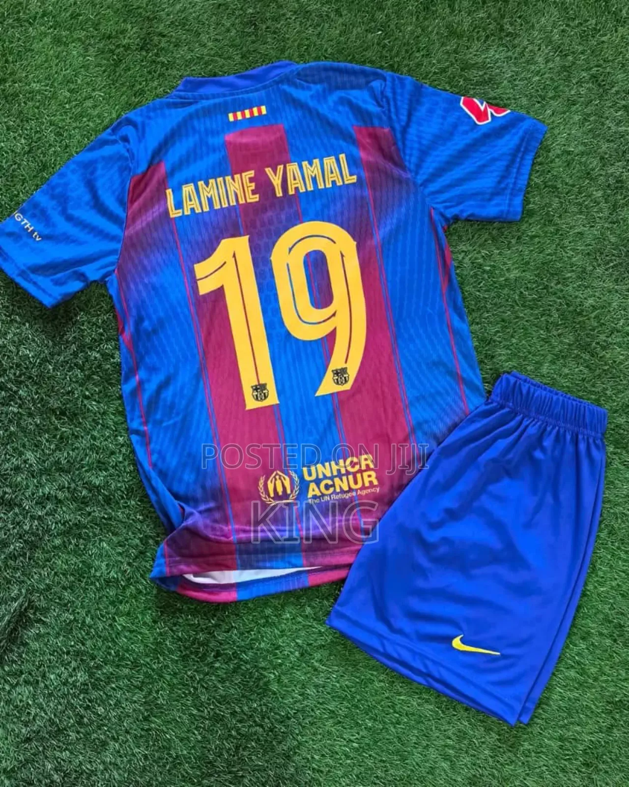 Barcelona Kids Jersey. Lamine Yamal #19