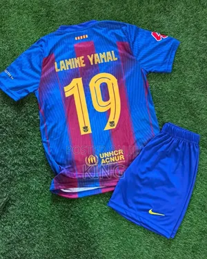 Barcelona Kids Jersey. Lamine Yamal #19