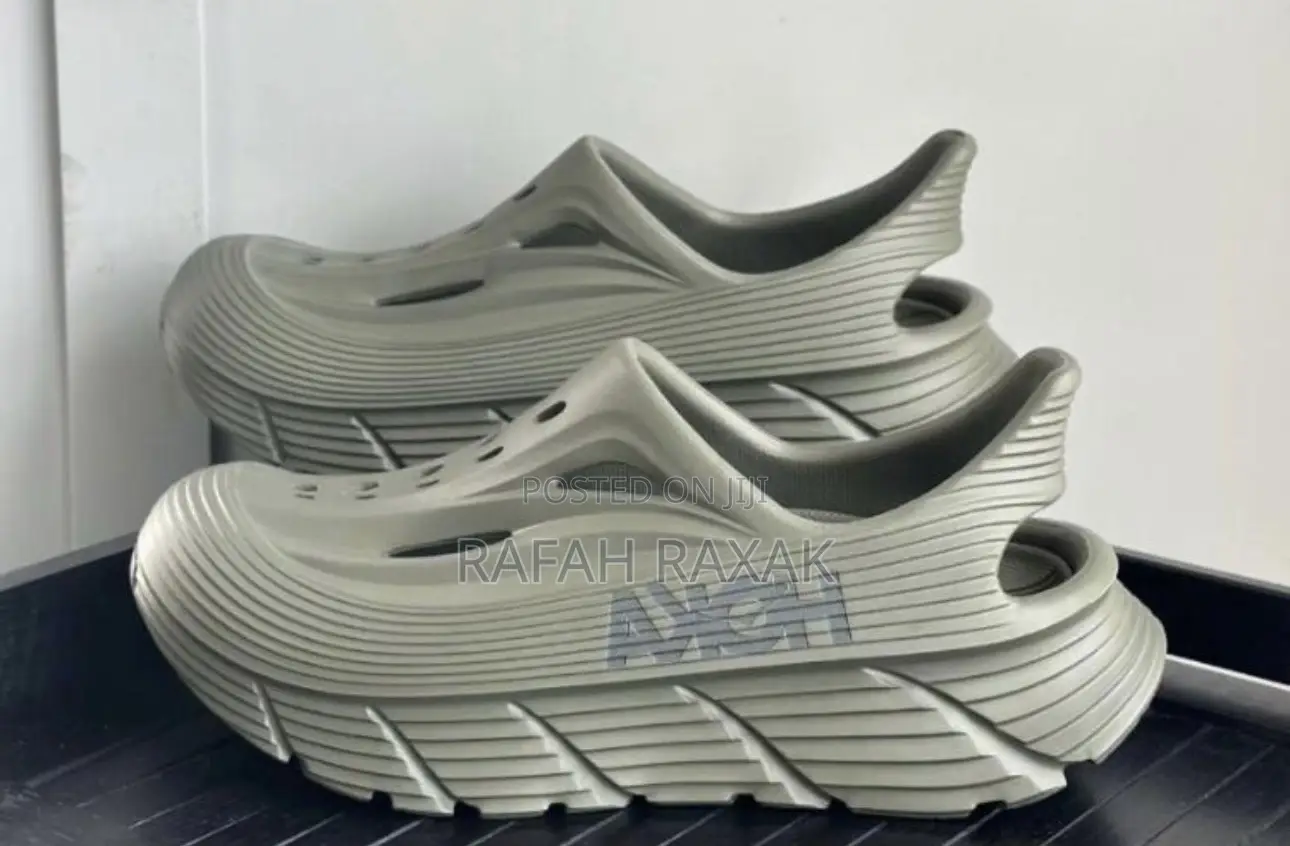 Original Green Hoka Ora Recovery Mule Rubber Running Sandals