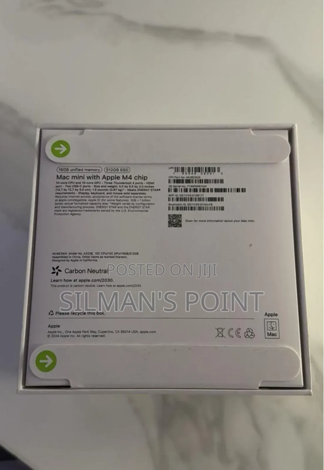 New Desktop Computer Apple Mac Mini M4 Pro 24GB Apple M4 Pro SSD 512GB