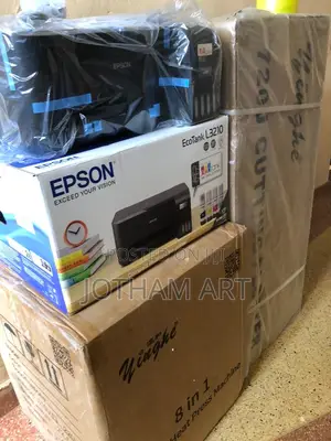 Cutting Plotter, Epson Printer and Heat Press 8in1 Combo