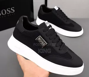 Hugo Boss Black, White Sneakers.