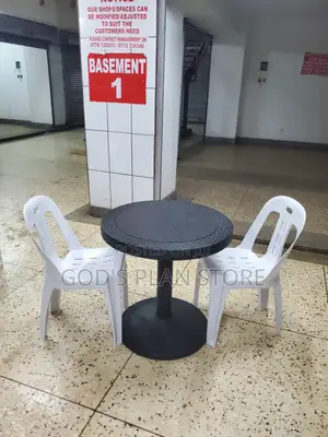 Garden Chairs and Table Plastic