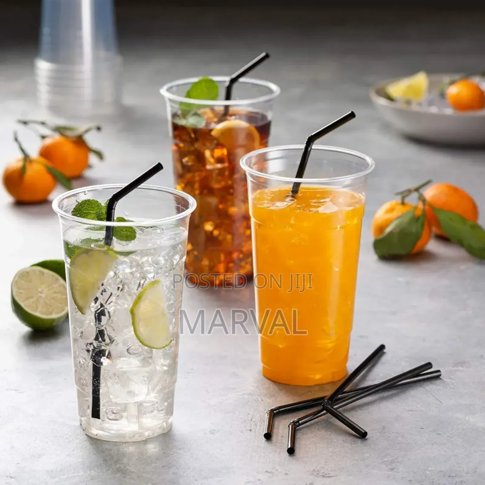 50pcs Smoothie Drinking Straws