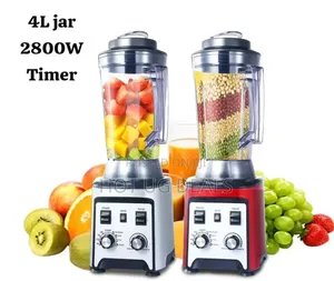 Digiwave 4l Commercial Blender With Pure Copper Motor -red