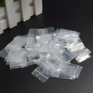 100pcs Plastic Small Reclosable Clear Poly Mini Ziplock Bags