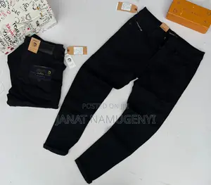 Plain Black Diesel Jeans