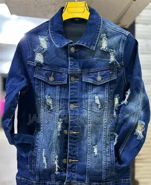 Blue Denim Damage Jackets