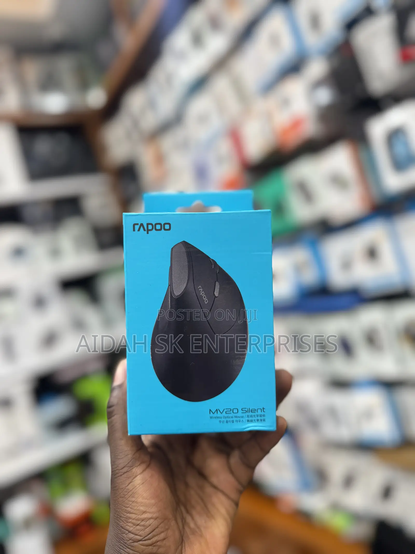 Rapoo Mv20 Ergonomic Vertical Wireless Mouse 6 Buttons