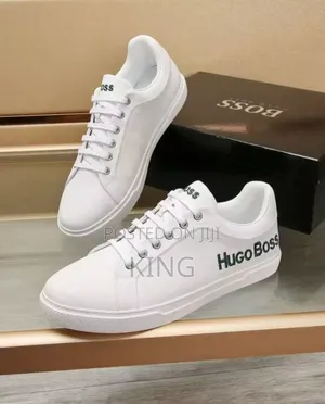 Hugo Boss Casual White Sneakers.