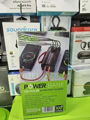 Power Bank Pada 30000mah, 22.5w